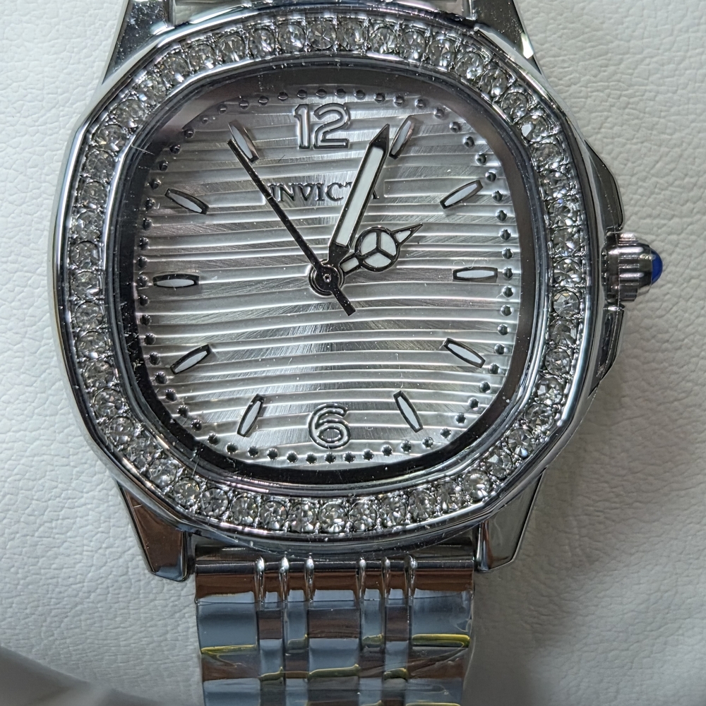 Invicta Silver Women's Watch with Crystal Accents